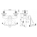 Richford RF1604 浴缸水龍頭 - 全銅主體，5年保用西班牙閥芯