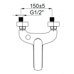 Richford RF76300-4 花灑水龍頭 (亮光白) - 全銅主體，5年保用西班牙閥芯