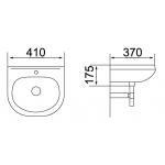 Richford WH016B 掛牆面盆