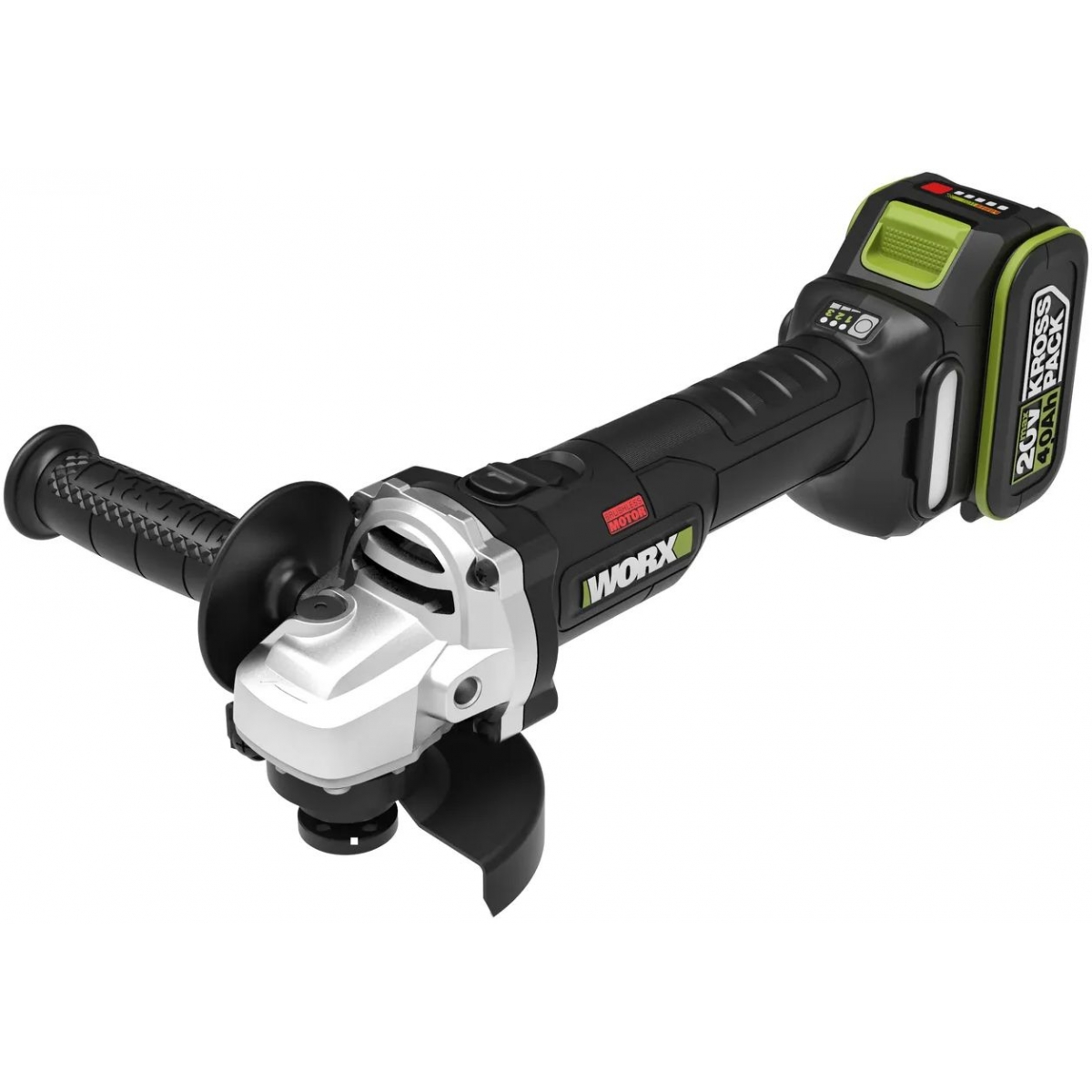 Worx 威克士 WU806 100毫米鋰電無碳角磨機 | 三段調速 | 輕巧細手把 | (4.0Ah電池x2, 6A充電器)