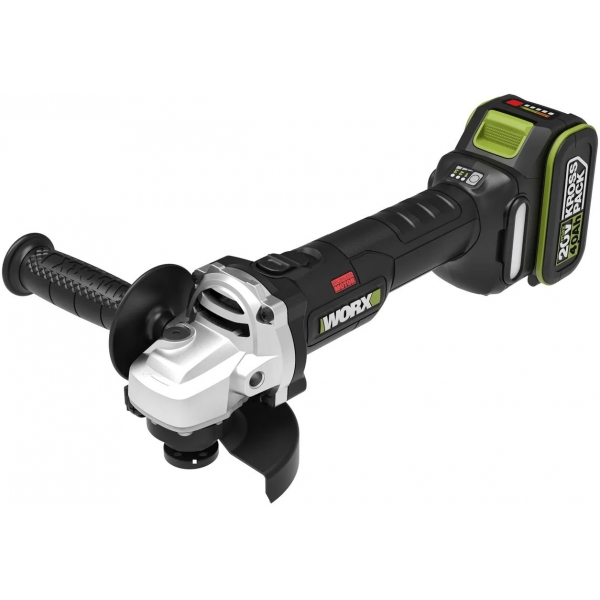 Worx 威克士 WU806 100毫米鋰電無碳角磨機 | 三段調速 | 輕巧細手把 | (4.0Ah電池x2, 6A充電器)