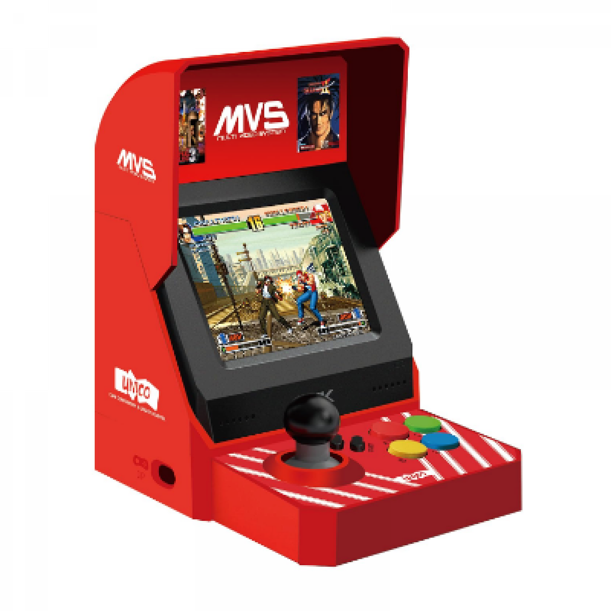 SNK Unico MVS mini 8吋迷你小街機 | 45款內置遊戲 | 雙人對戰