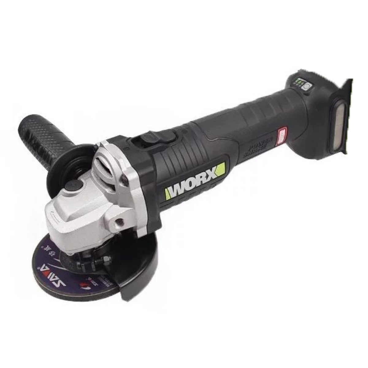 Worx 威克士 WU809.9 125毫米鋰電無碳角磨機 | 三段調速 | 砂輪片保護 (淨機)