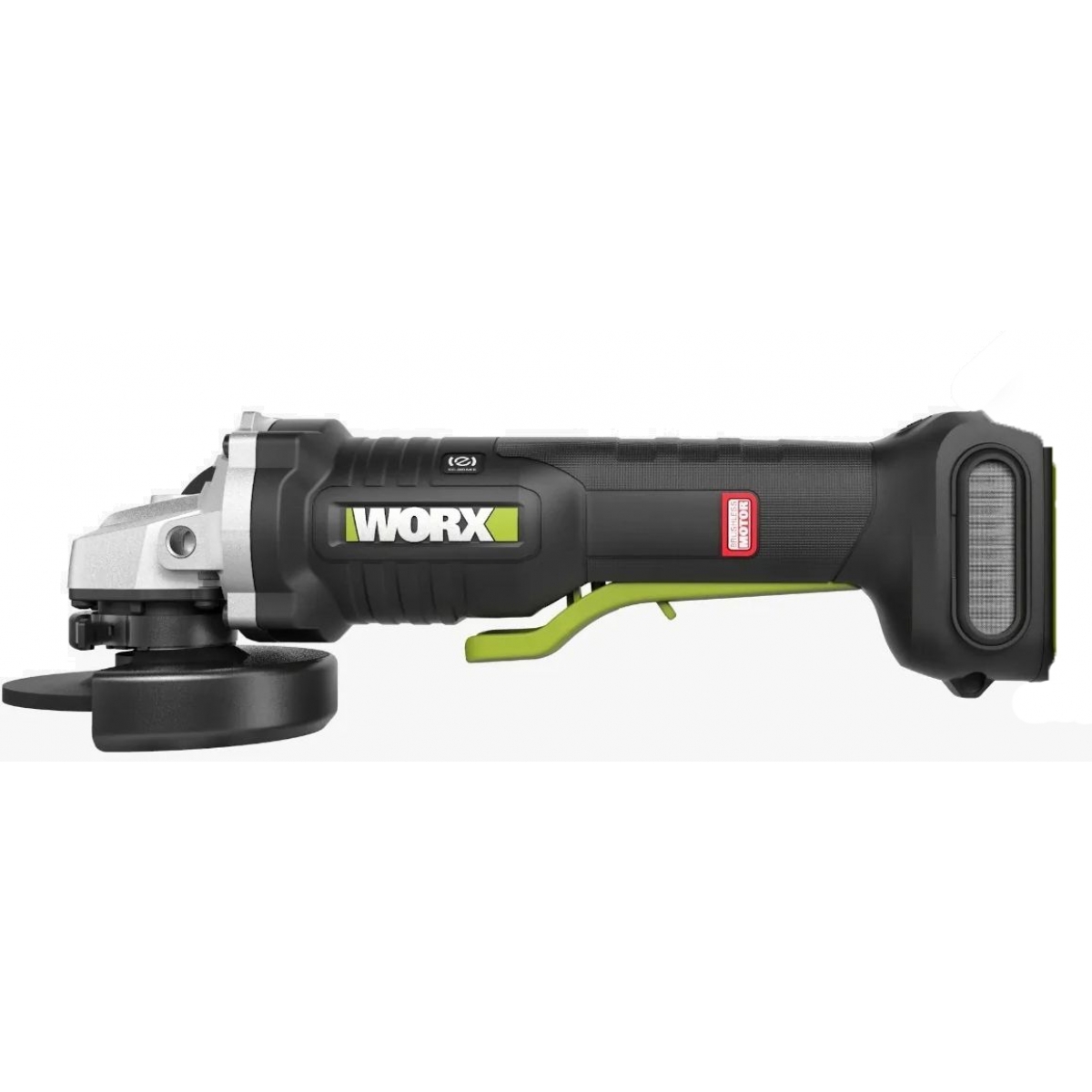 Worx 威克士 WU835.9 100毫米無碳急停調速角磨機 | 電子剎車 | 槳式開關 (淨機)