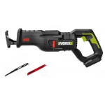 Worx 威克士 WU501.9 鋰電無碳往復鋸 | 0-3000rpm調速 | 29mm往復行程 (淨機)
