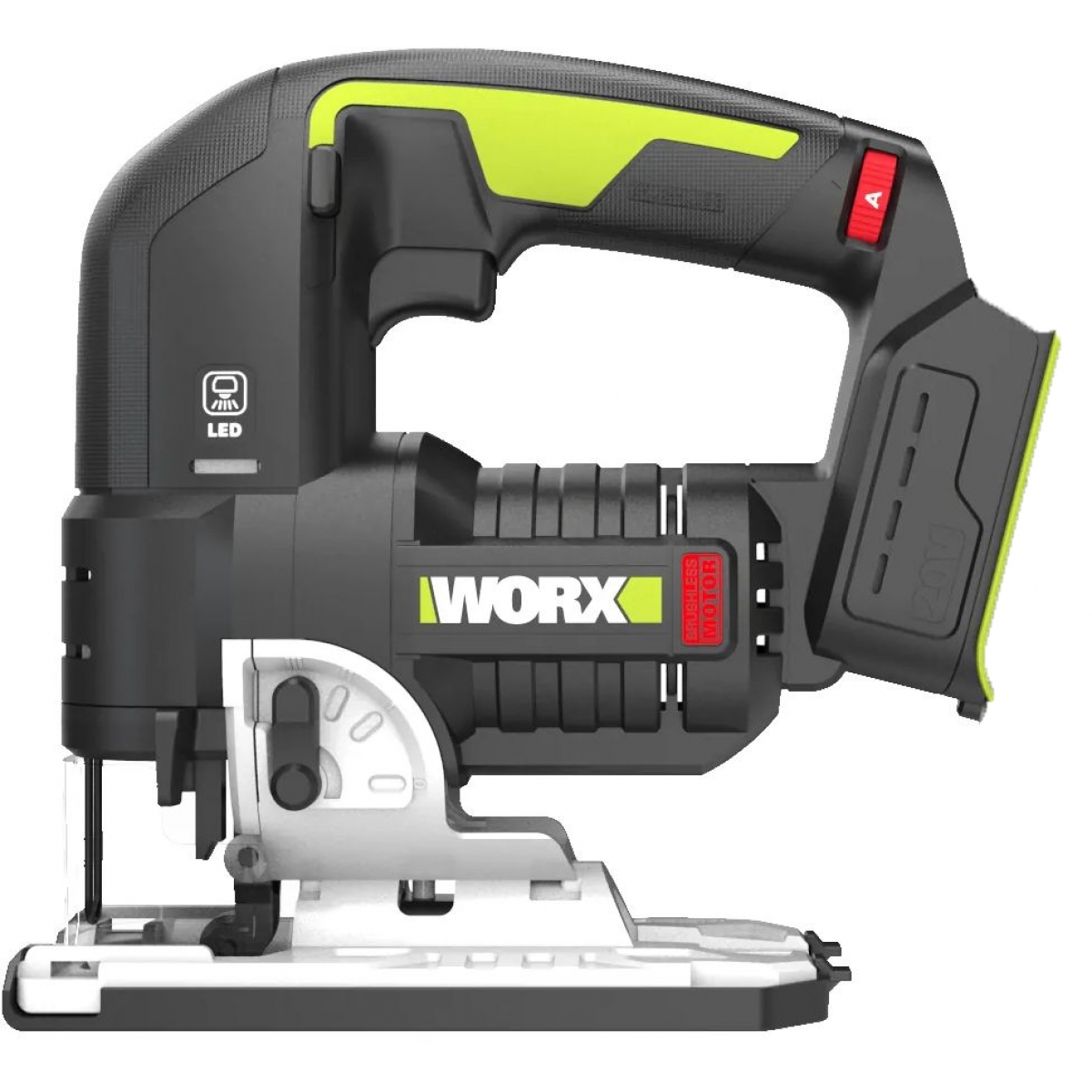 Worx 威克士 WU550.9 無碳鋰電曲線鋸 (淨機) | 4+1智能檔位 | LED工作燈