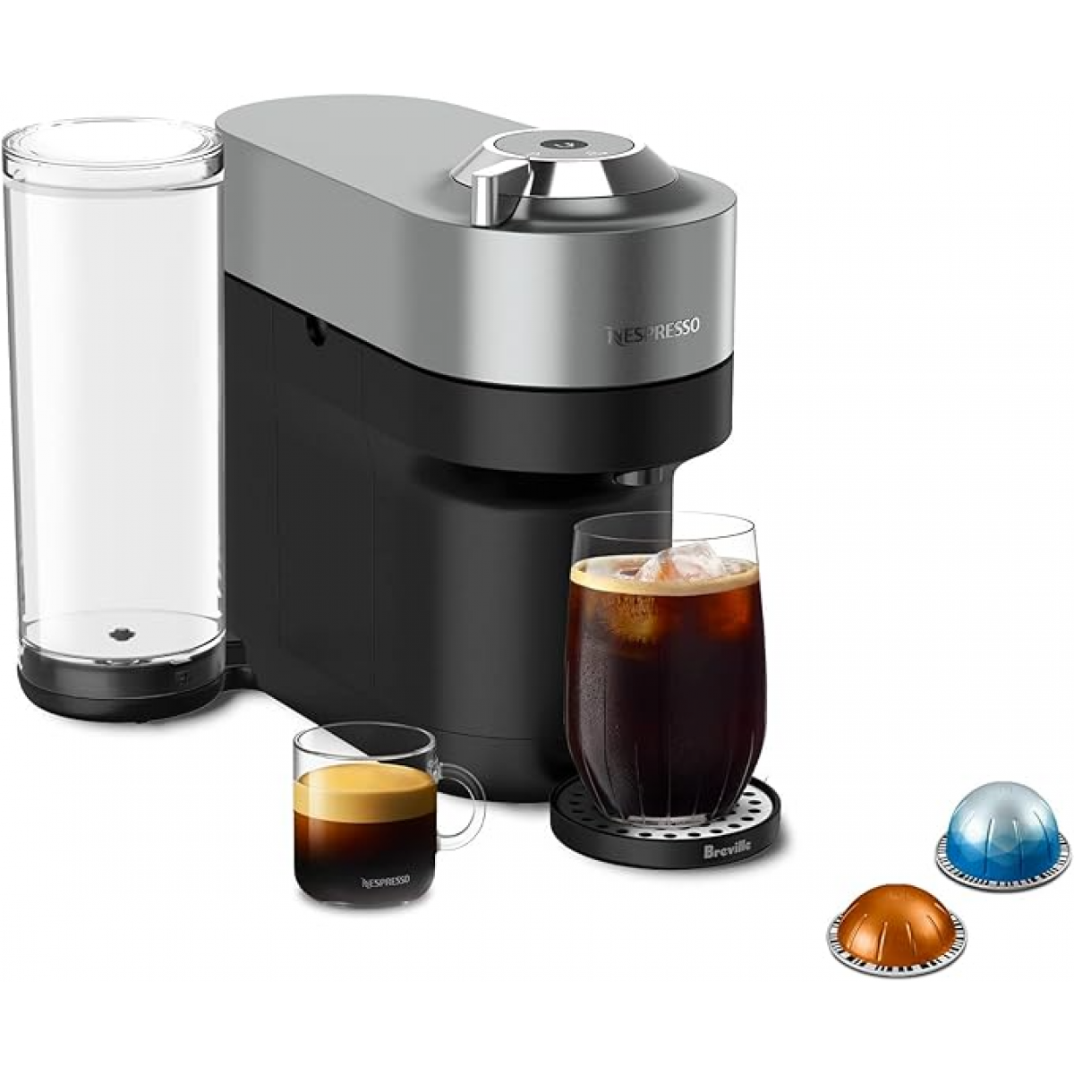 Nespresso Vertuo Pop+ GCV6-GB-TI-NE 咖啡機 (鈦金屬色) | 6種杯量