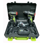 Worx WU919X 12V 無碳電鑽/起子機組合 | 雙速電鑽 + 衝擊起子機