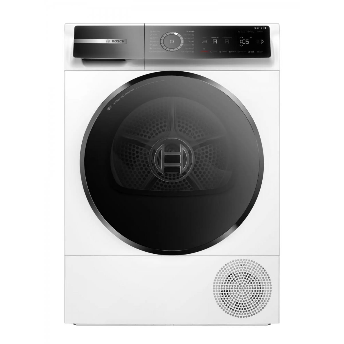 博世 BOSCH WQB246D0HK 9公斤熱泵乾衣機：系列8、HomeConnect智能遙控、自動清潔