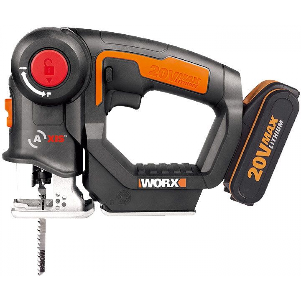 Worx 威克士 WX550.1 鋰電多功能迷你電鋸 (附2顆2.0Ah電池)