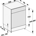 MIELE G 7110 C SC AutoDos 60cm獨立式洗碗碟機 - 自動投放、QuickPowerWash快洗