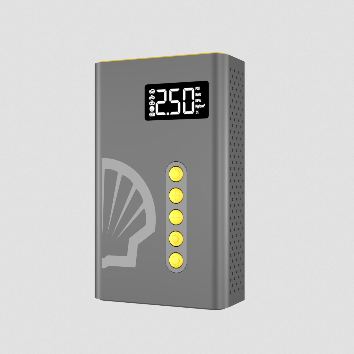 Shell 4合1專業車用救援電池 (SL-AC001JP): 救車電源、電動打氣、行動電源、SOS燈