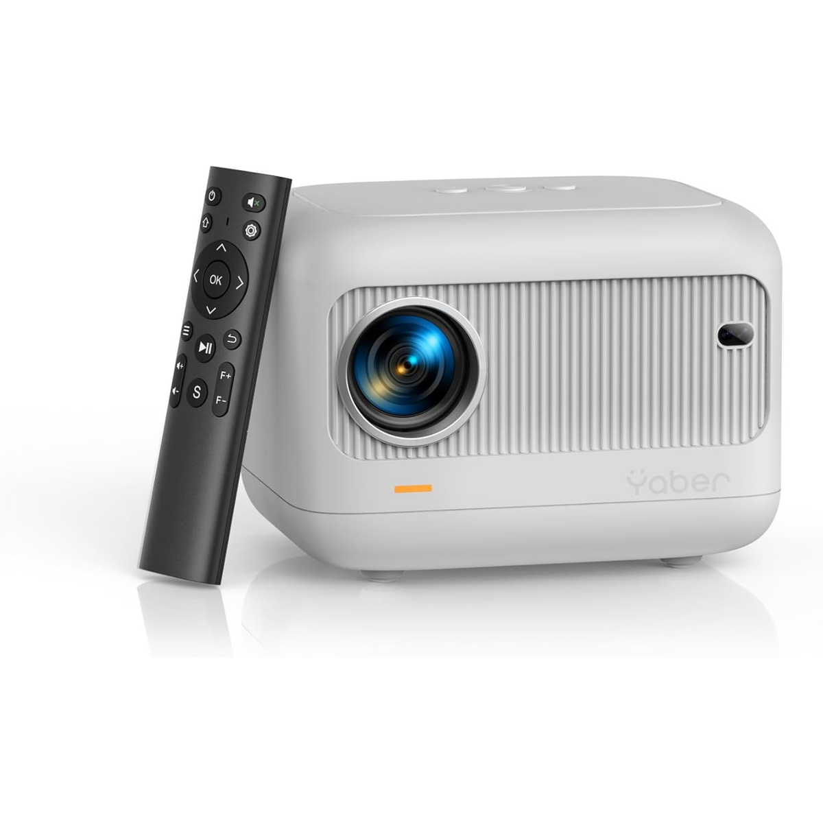 Yaber L1 超迷你投影機 (白色): 720p原生解析度、Wi-Fi 6、電動對焦