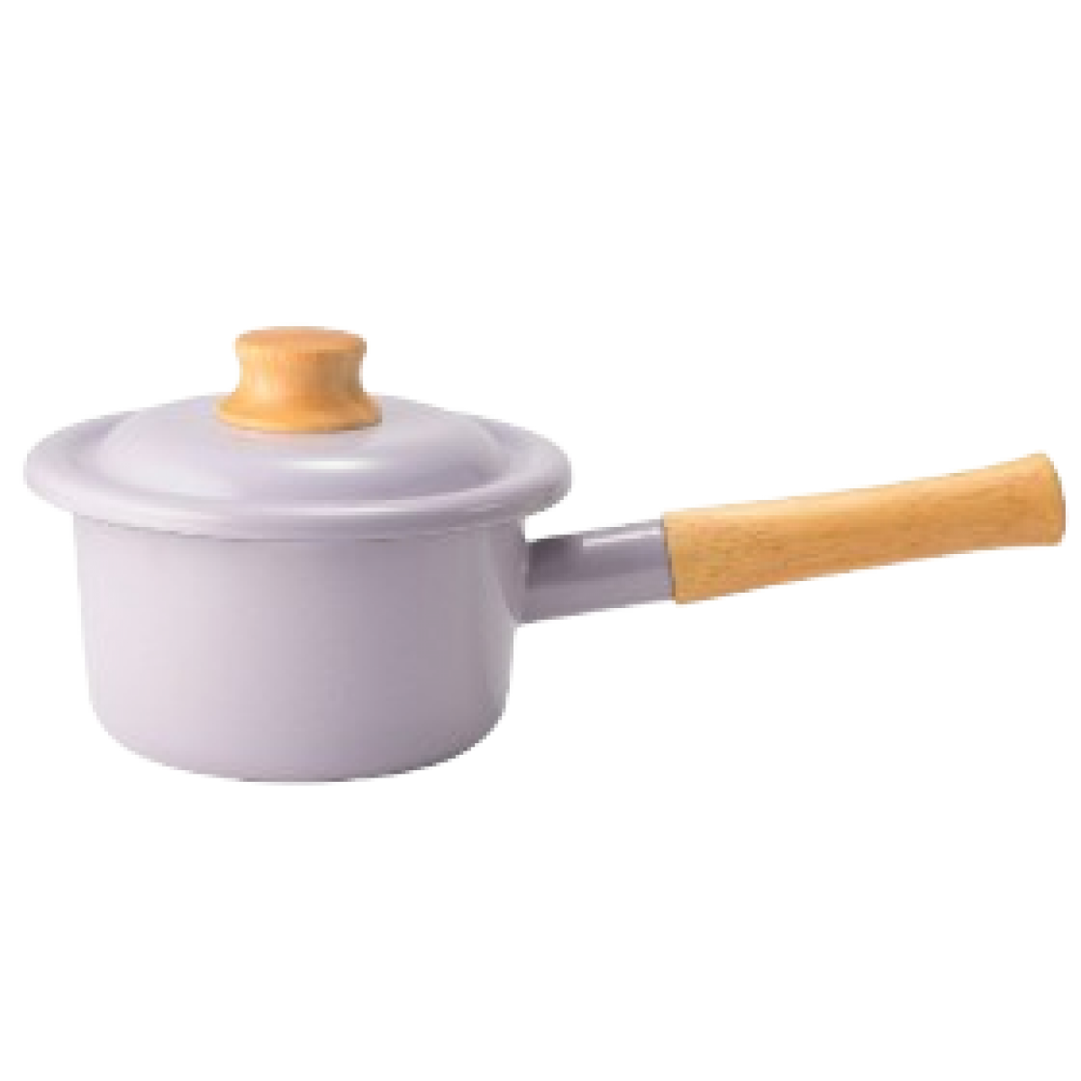 Fujihoro COTTON PLUS 18cm 單柄附蓋琺瑯平底鍋 (千黛紫) - 日本職人手工、IH兼容