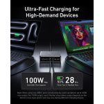 Anker Prime 充電器 (200W/6埠/GaN) A2683 - 100W PD輸出、MultiProtect安全技術