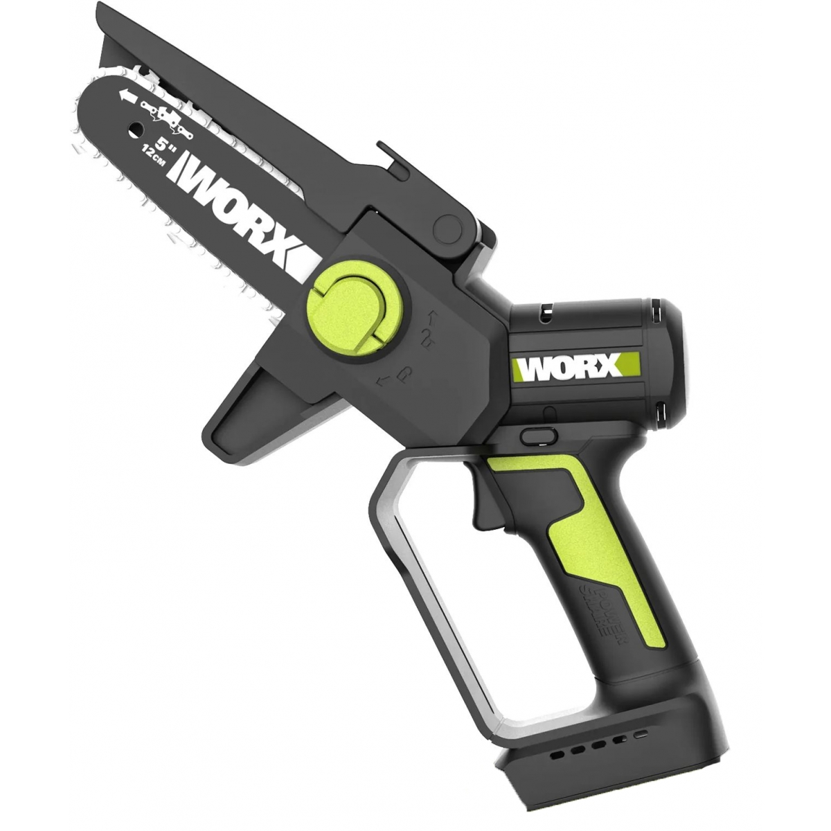 Worx 威克士 WD331.9 20V 無碳迷你手提式鏈鋸 (淨機) - 輕量化、自動泵油、三重安全保護