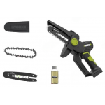 Worx 威克士 WD331.9 20V 無碳迷你手提式鏈鋸 (淨機) - 輕量化、自動泵油、三重安全保護