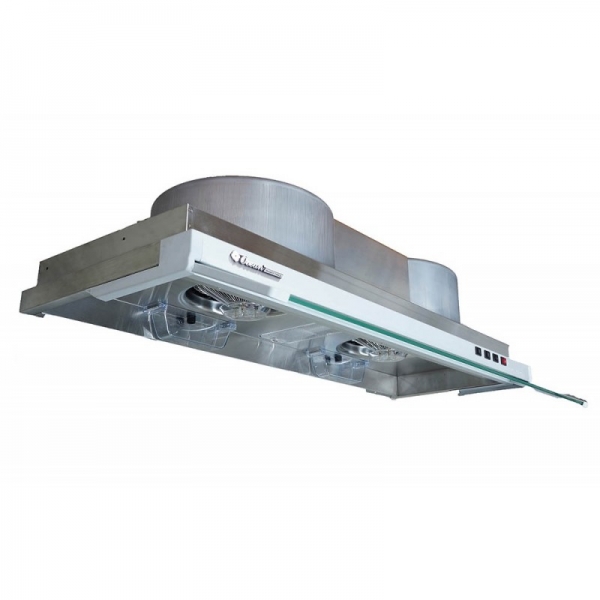 OCEAN C3690S 90厘米不銹鋼隱藏嵌入式抽油煙機 - 雙摩打強勁排風與摩打永久保用