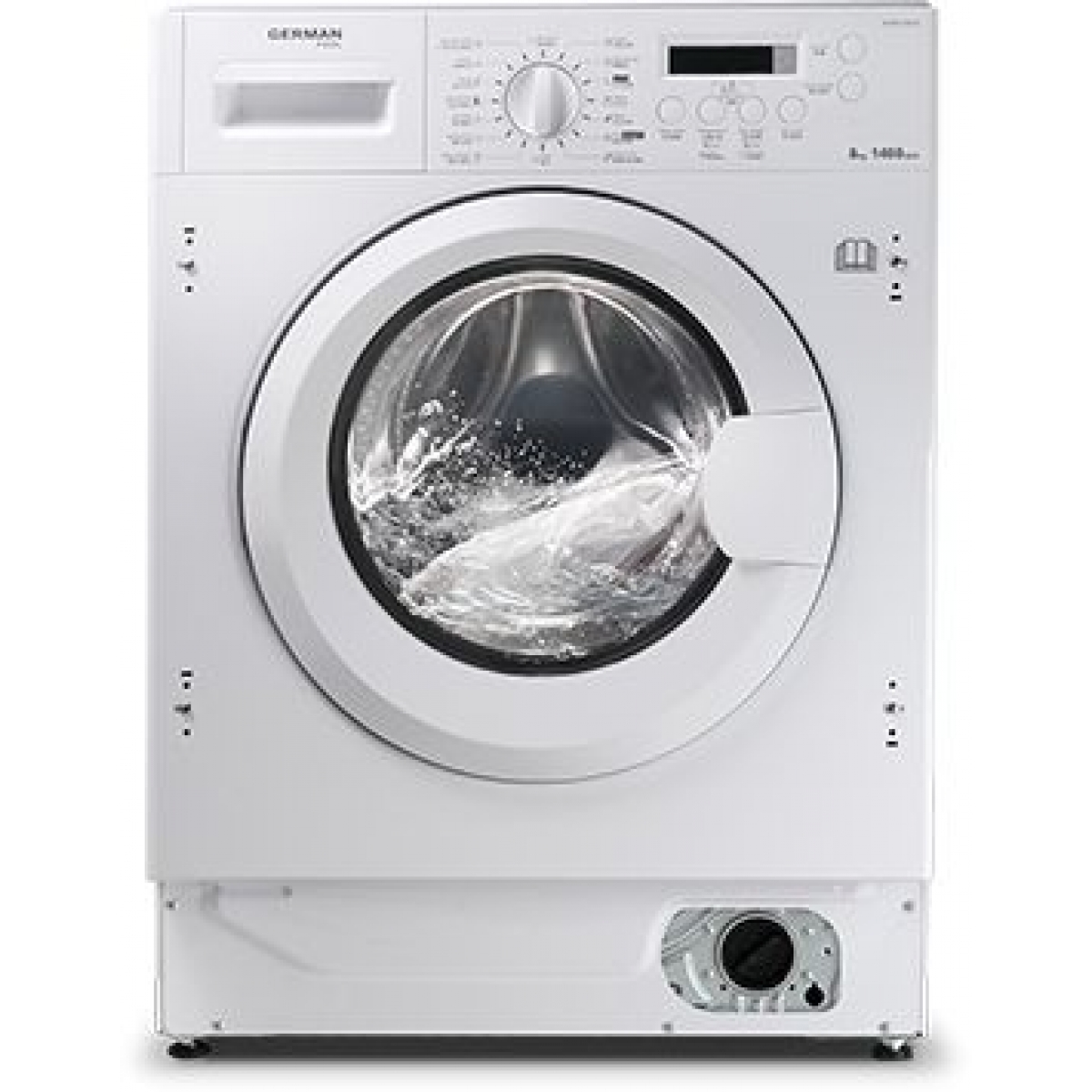 GERMAN POOL 德國寶 WDM-3814 8kg/6kg 嵌入式洗衣乾衣機：一級能源，DC變頻