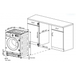 飛歌 PHILCO PBS1485BI 8kg洗5kg乾 1級能源嵌入式洗衣乾衣機