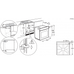 Electrolux 伊萊克斯 KODDP71XA 72公升嵌入式高溫清洗焗爐 SteamBake蒸氣烘焙