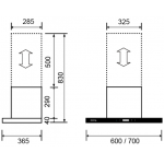 Megapool 美格浦 MH-628S 60cm 煙囪式抽油煙機 (典雅系列)
