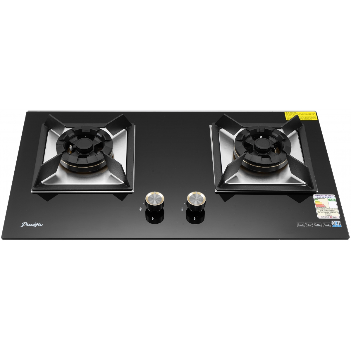 太平洋 Pacific PGS-203 TG 75厘米嵌入式雙頭煤氣爐 - 5.8kW特大火力