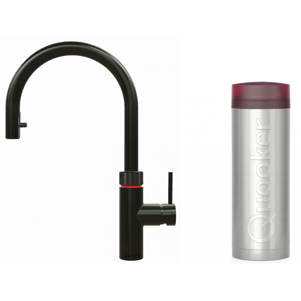 Quooker 3XGME Flex 帶有軟管一體式水龍頭 + PRO3 滾水水箱 (槍灰黑)