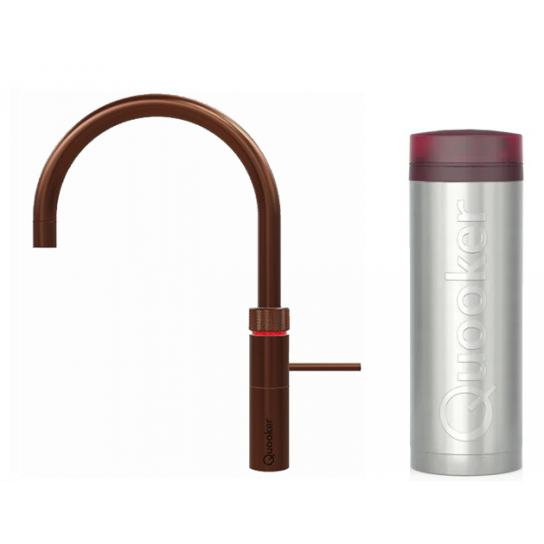 Quooker Fusion Round 一體式水龍頭 + PRO3滾水水箱 (玫瑰銅)