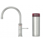 Quooker 3CFRRVS Classic Fusion Round 一體式水龍頭 + PRO3 滾水水箱 (拉絲不鏽鋼)