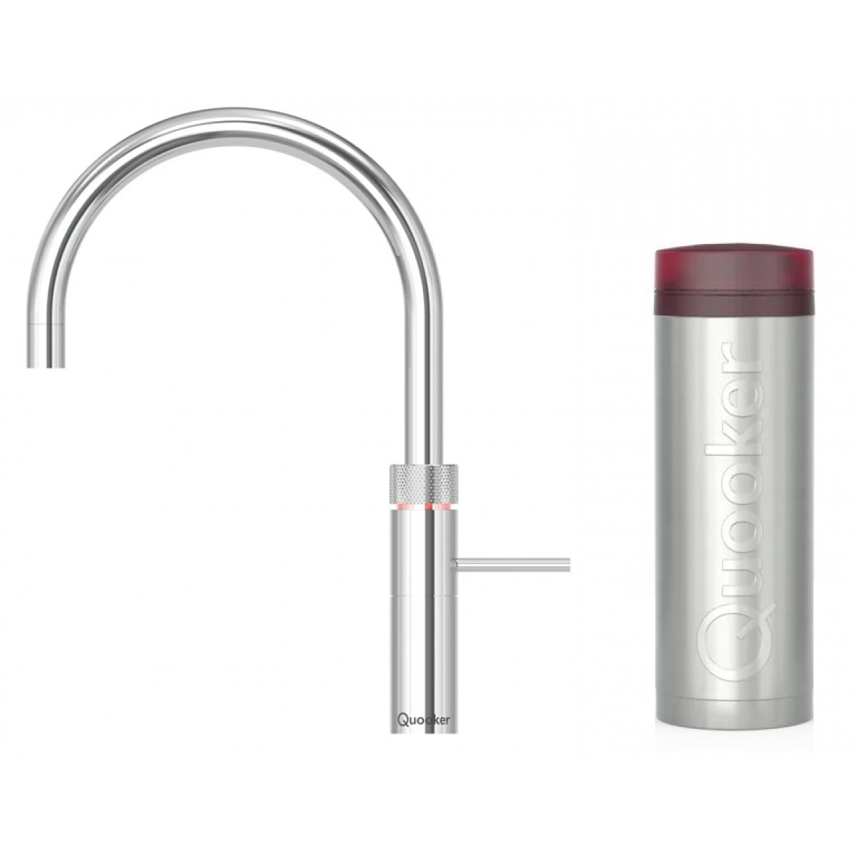 Quooker 3FRCHR Fusion Round 一體式水龍頭連PRO3滾水水箱 (拋光鍍鉻)