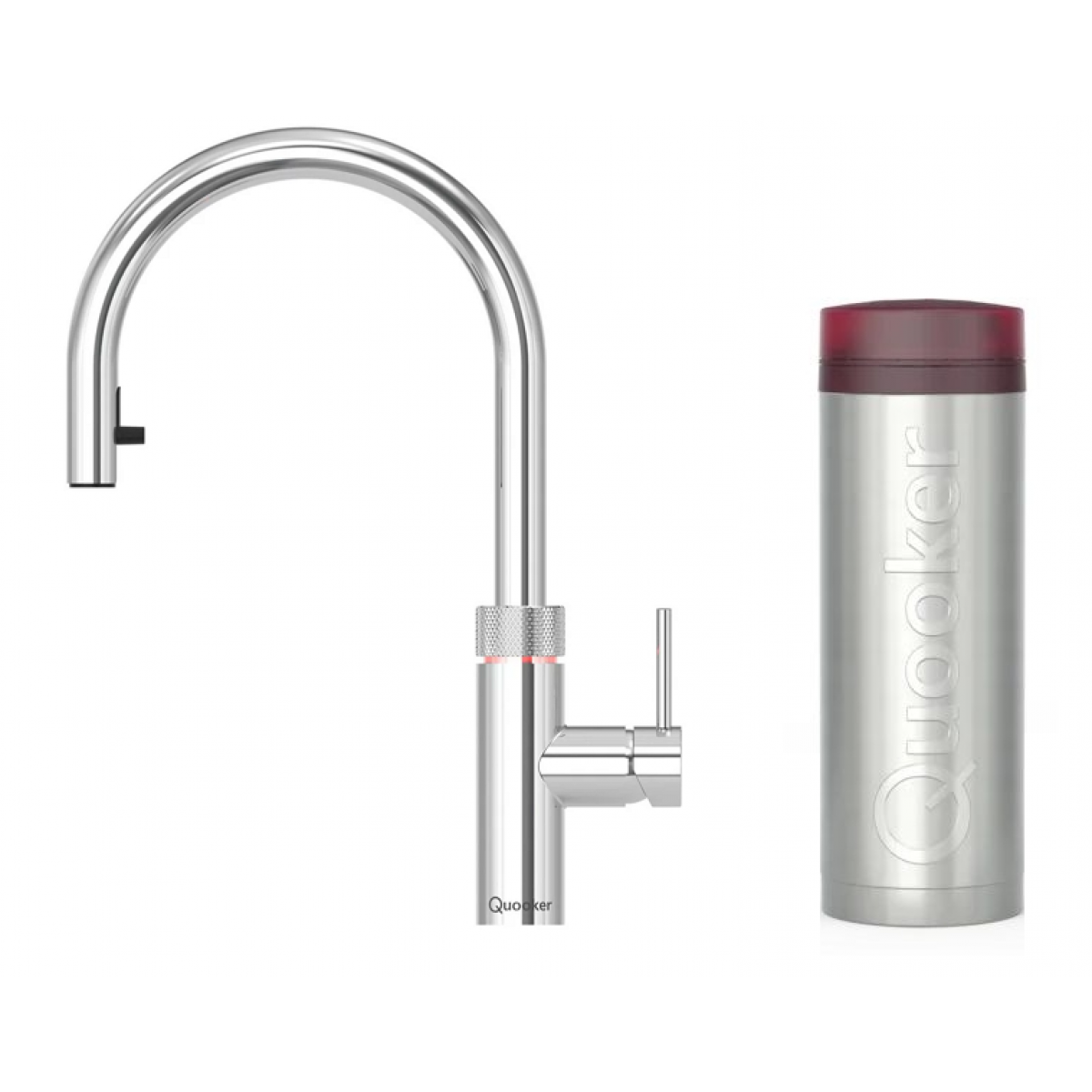 Quooker 3XCHR Flex 一體式水龍頭連PRO3滾水水箱 (拋光鍍鉻)