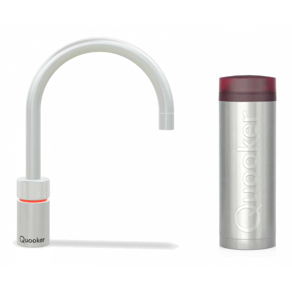 Quooker 3NRRVS Nordic Round 一體式飲水龍頭 (拉絲不鏽鋼) + PRO3 滾水水箱