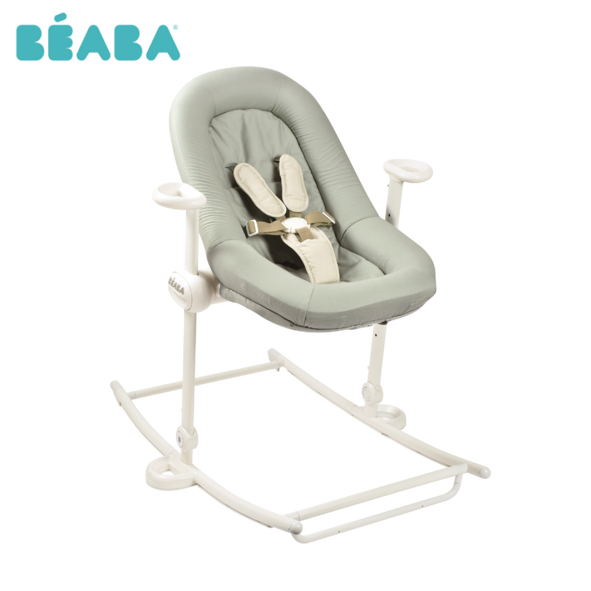 Beaba Up & Down PLUS 可折疊調節搖搖椅 (海草/四段高度/五點安全帶)