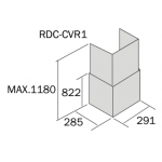 German Pool 德國寶 RDC-CVR1 抽油煙機裝飾煙囪 (不鏽鋼)