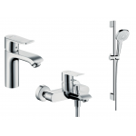 Hansgrohe 31080000+31480000+26582400 Metris 龍頭3件套裝