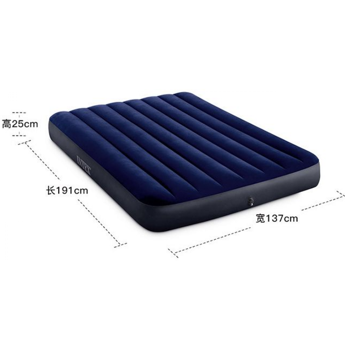 OneTwoFit ET052602 INTEX充氣床墊 (雙人137x191x25cm) OneTwoFit ET052602 INTEX充氣床墊 (雙人137x191x25cm)