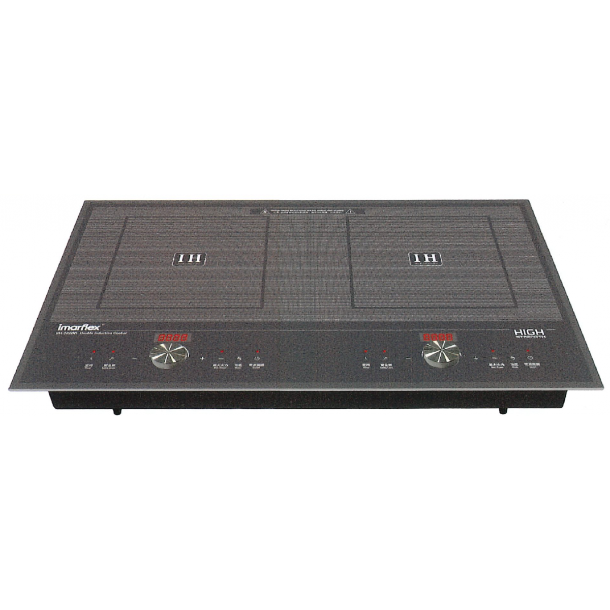 Imarflex 伊瑪 IIH-2800D 73厘米 2800W 磁控嵌入/座檯式雙頭電磁爐 Imarflex 伊瑪 IIH-2800D 73厘米 2800W 磁控嵌入/座檯式雙頭電磁爐