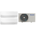 Panasonic 樂聲 一拖二 1.0匹+1.5匹 多聯分體 變頻淨冷冷氣機 (CS-MPU9BKA/CS-MPU12BKA/CU-2LU18BBA)