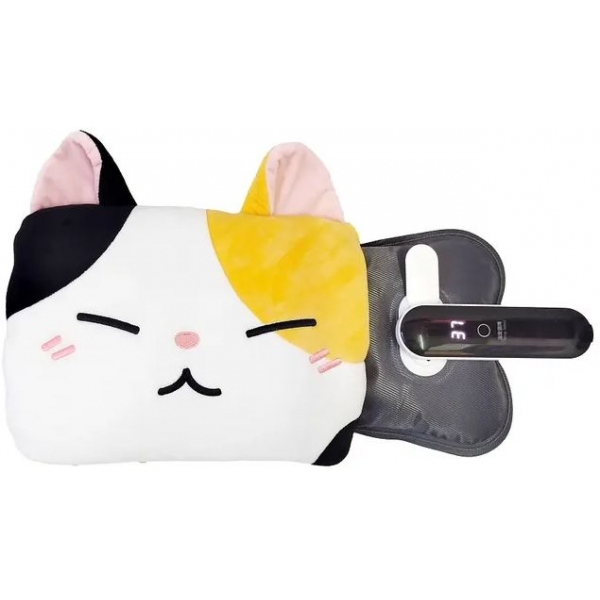 Imarflex 伊瑪 INB-360「暖暖喵」三溫電暖抱枕：360W速熱、3段溫控、NTC精準控溫