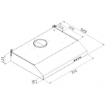 Pacific 太平洋 PH8300-S70 70厘米 磨砂不銹鋼 易拆式抽油煙機