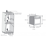 Rosieres RFC3O5079IN 60厘米 74公升 嵌入式電焗爐