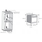 Rosieres RFC3O3351PN 60厘米 65公升 嵌入式電焗爐