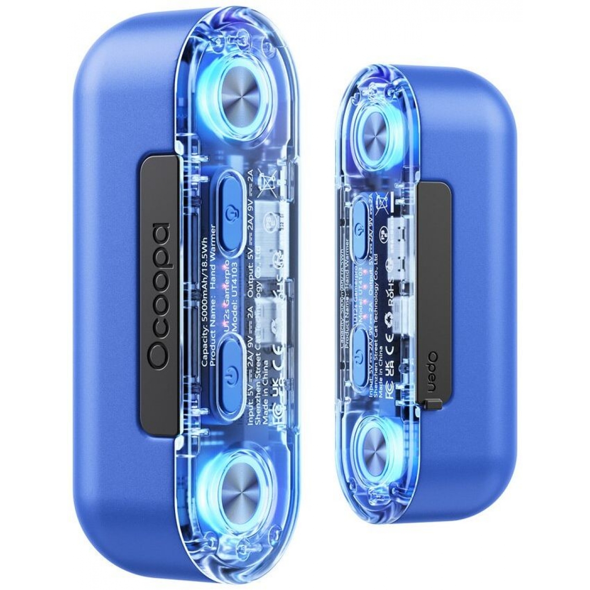 Ocoopa UT4 GamerPro 二合一 充電暖手器 DCUT4103BU-03 (藍色)