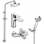 Roca L20 E4: 1+4+6 龍頭套裝 (5A3K09C00+5A0109C02+5B2150C00+AP00033100)