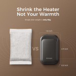 Ocoopa UT4 Young 超迷你二合一充電暖手器 DCUT3056BK-01 (黑底黑色)