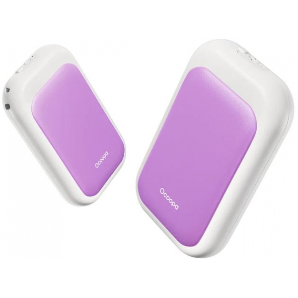 Ocoopa UT4 Young 超迷你二合一充電暖手器 DCUT3056WPL-07 (白底紫色)