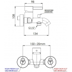 Remer MC05 Metrica 浴缸龍頭 | 意大利製造 | 鍍鉻色