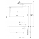 Remer Slash & Dot 水龍頭套裝 (鍍鉻色) (SL11L+SL05+315R318F4A)
