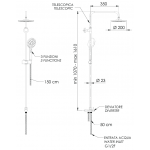 Remer Metrica 水龍頭套裝 | 意大利製 | 面盆+浴缸+淋浴柱
